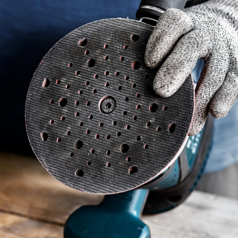 [Australia - AusPower] - Bosch 1 x Expert Multihole (Multi-Hole) Universal Support Plate, 150 mm (Diameter 150 mm, Professional Accessories Random Orbital Sander) 2-Ø 150 mm Diameter: 150 mm 