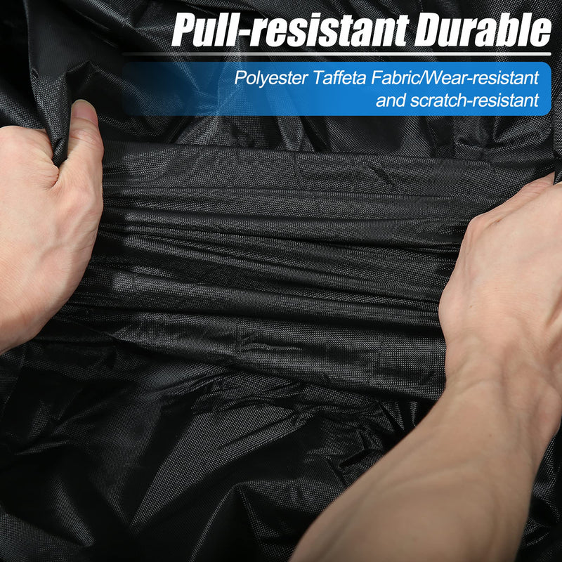 uxcell Motorcycle Cover Bike All Season Waterproof Dustproof Protective Outdoor Motorbike Rain Cover 190T XL Black Purple for Harley Davidson Sportster 883 1200 Dyna Touring