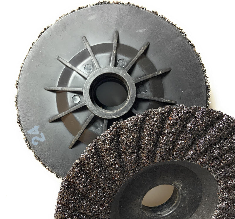[Australia - AusPower] - SIGNI 5 Pack SiC Plastic Back Grinding Wheel for Granite/Marble/Concrete and Glasses (4.5 INCH, 24 GRIT) 4.5 INCH 