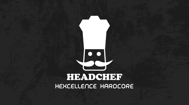 Headchef Hardcore Hexellence Ceramic Non-Stick Coated Metal Herb Grinder, 4 Piece, 62mm (Meltdown Pink)