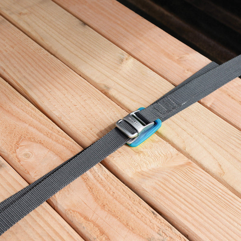 [Australia - AusPower] - Nite Ize CamJam Tie Down Strap - Tie Down Ratchet Straps - Straps for Trucks & Cars - Tie Downs for Luggage & Gear - 6 ft Strap, Blue (Pack of 2) 