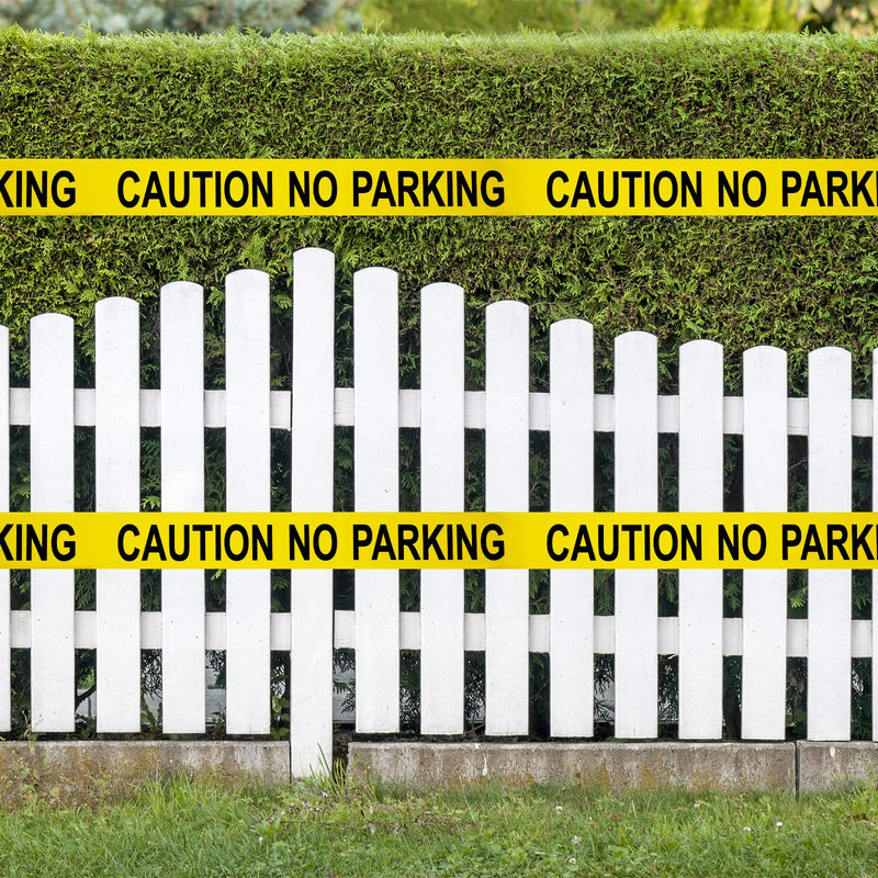 Caution NO Parking Tape – 3 Inch x 1000 Feet | Bright Safety & Hazard Tape with Bold Black Text for Construction, Events, and Dangerous Areas (Caution NO Parking, 1 Pack) CAUTION NO PARKING