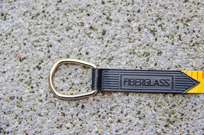 BGS DIY 50880 | Roll Tape Measure | 12.5 mm x 20 m | Fibreglass Tape | Foldable hand crank | dirt and weather resistant | metric scale on both sides