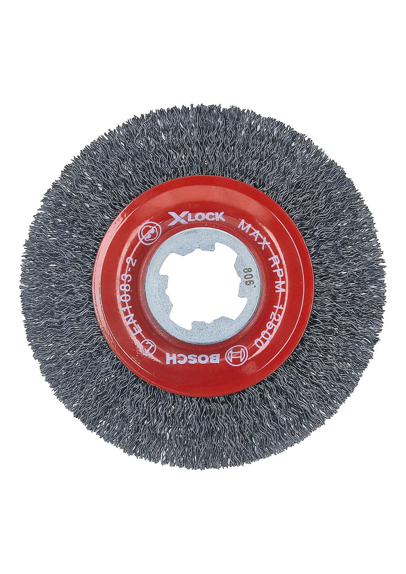 [Australia - AusPower] - Bosch WBX418 4.1" Wheel Diameter X-LOCK Arbor Hardened Steel Pressed Wire Wheel 