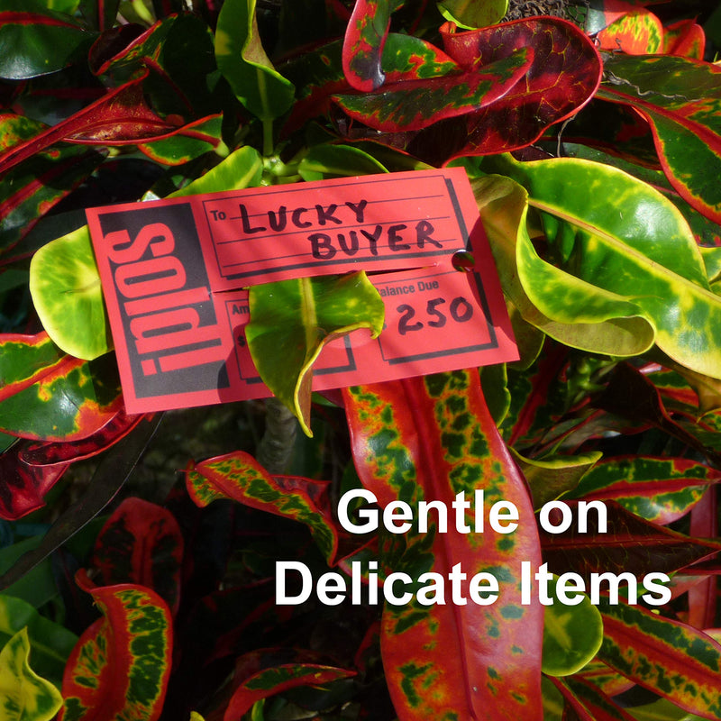 Sold Tags - Heavy Duty Weatherproof - Pack of 100 Red Vinyl Waterproof Sold Tags