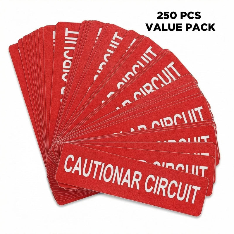 Caution Solar Circuit Labels, Joyfulmap 250 Pcs PV Solar Photovoltaic System Install Label，Solar PV Safety Stickers for | 2020 | 2017 Code Requirements