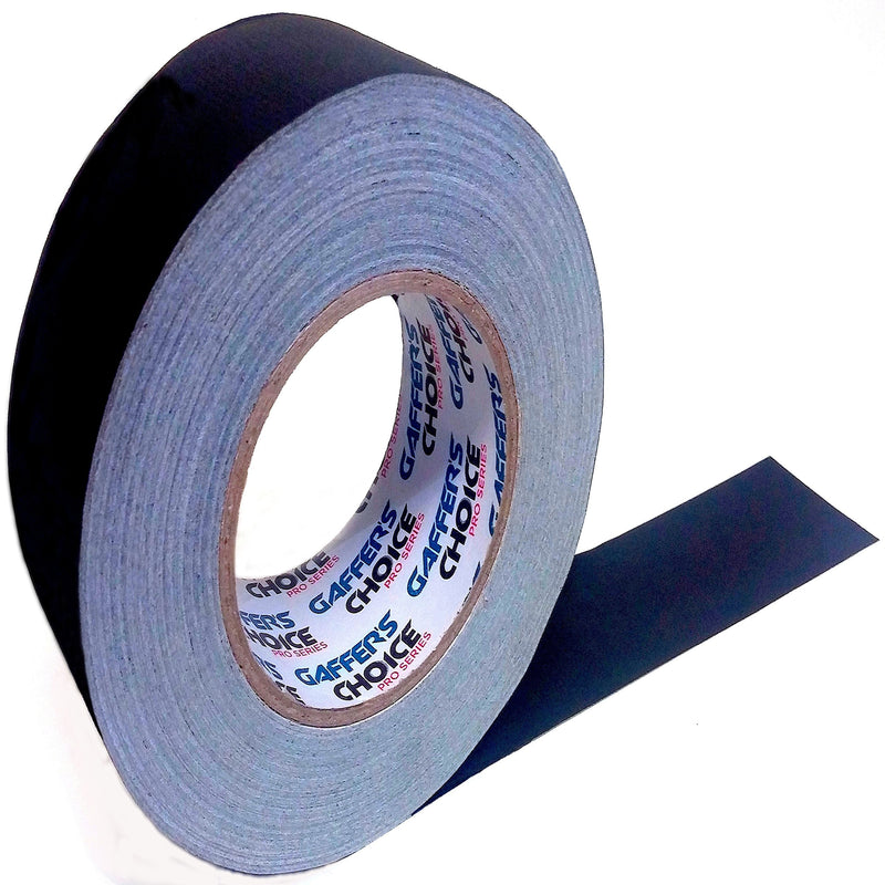 Gaffer's Choice Gaffer Tape - Gaffers Tape Professionals Use (2 inch x 60 Yard, Black) 2 inch x 60 yard