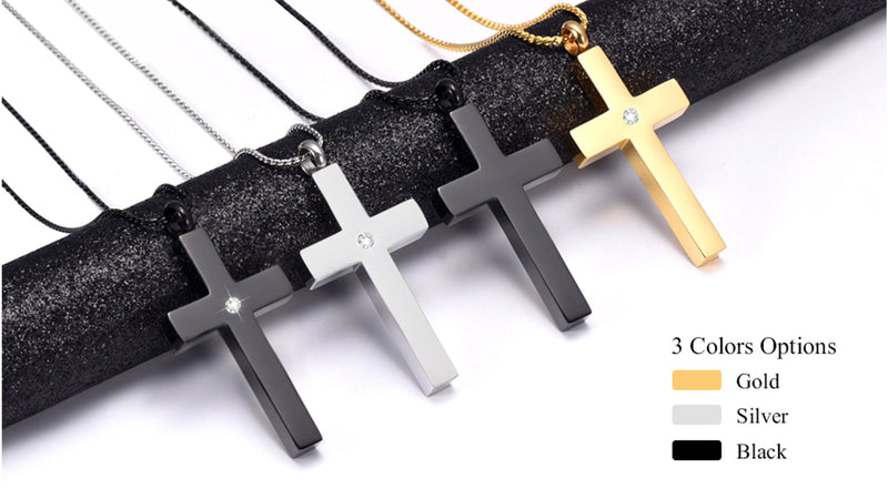 Imrsanl Religious Cross Urn Necklace Cremation Jewelry Keepsake Silver-1