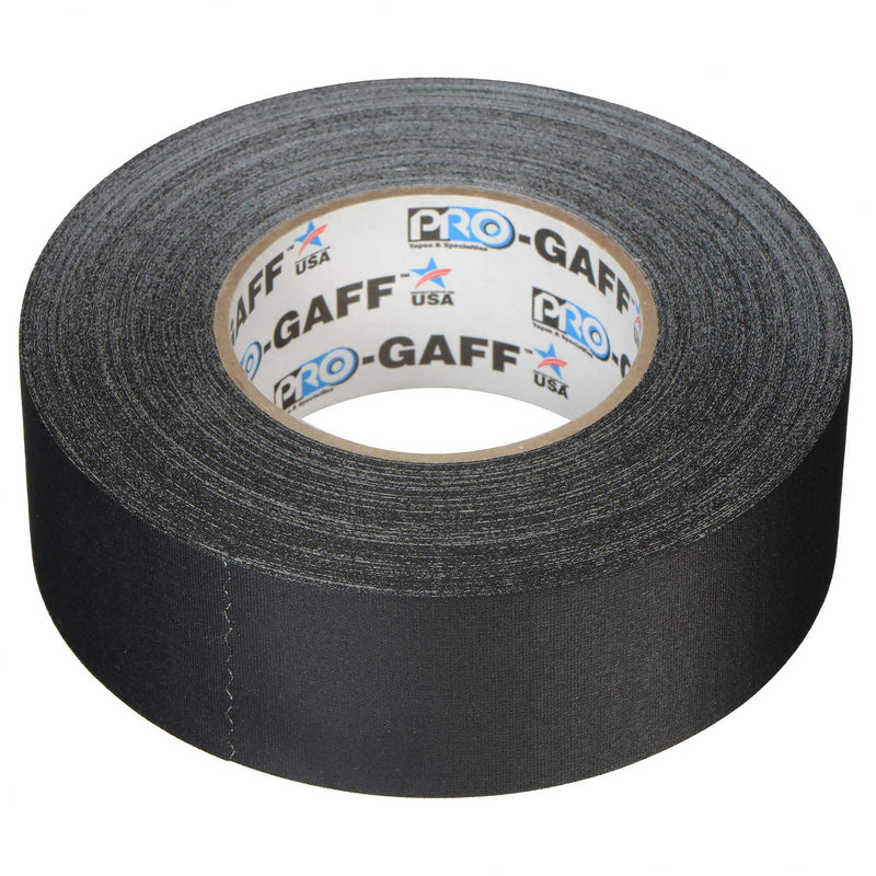 [Australia - AusPower] - Pro Gaff / Gaffers Tape .5, 1, 2, 3, & 4 Inch Widths X Variable Lengths, 2 Inch, Black 
