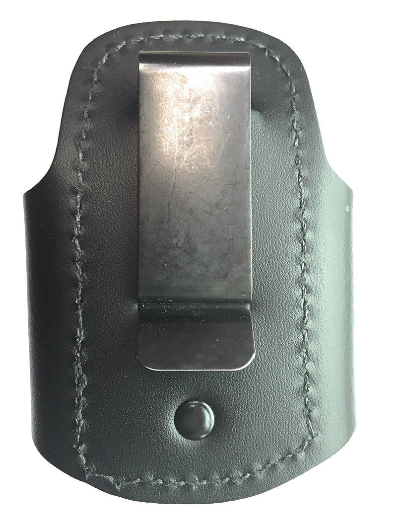 [Australia - AusPower] - The BATCLIP (black) - Premium leather handmade clip-on stethoscope hip holder; no more neck carrying, loss, or misplacement. Proudly carry your high-end stethoscope with taste and style. Black 