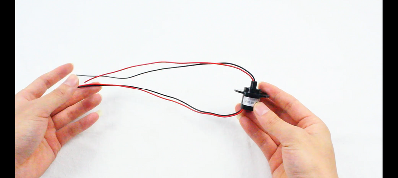 43.9 mm Black 2 Wire 500 RPM AC/DC 240 V 10 A Metal Platic Hattype Capsule for Electronic Devices