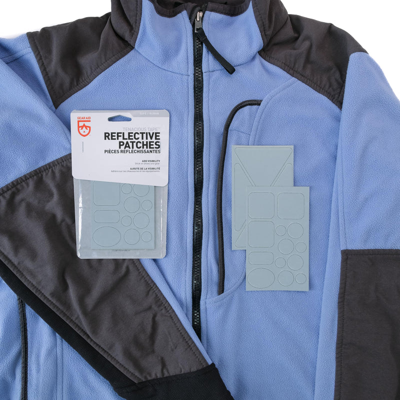 Gear AID Tenacious Tape Reflective Roll for Adding Visibility to Safety Jackets, Rain Gear, Bike, Shoes and Outdoor Gear, Various Sizes Reflective Patches