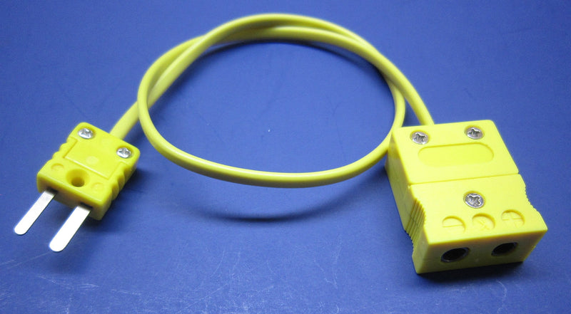 [Australia - AusPower] - Quick Disconnect Standard to Miniature Mini K-Type Thermocouple Transition Adapter Cable Q-K-AD 
