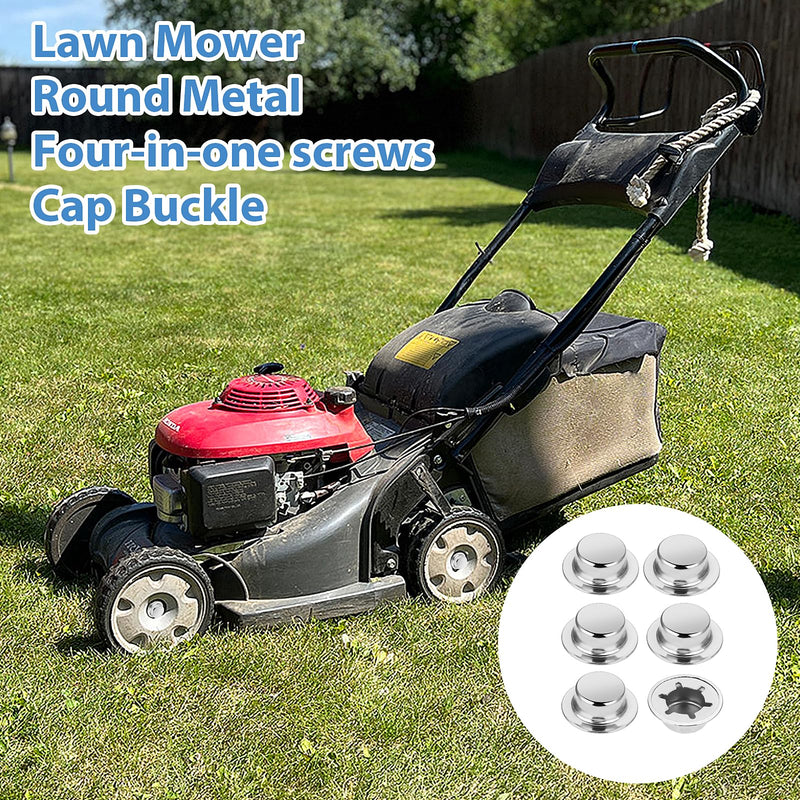 [Australia - AusPower] - 1/2 Push Nut Axle Cap, 6 Pack Push on Pushnut Cap Spring Steel Permanent Washer Caps with Mechanical Zinc Plating for Hand Trucks, Rolling Bins and Lawn Push Wagons Alternative for Cotter Pins 