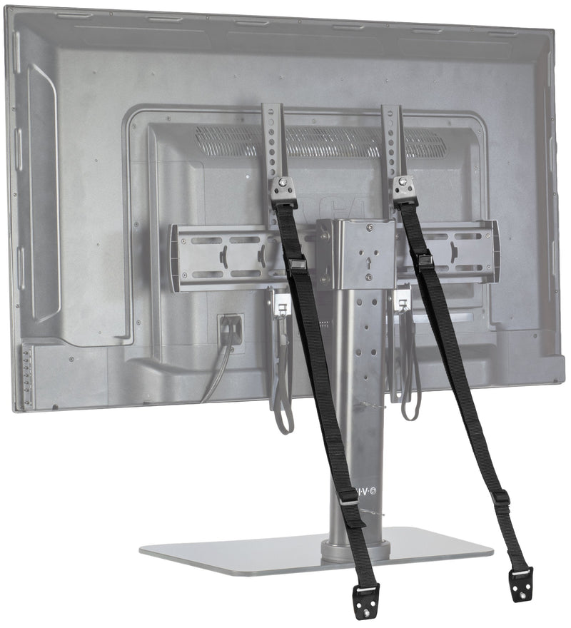 [Australia - AusPower] - TV Anti-Tip Heavy Duty Dual Cable, Non Tipping Safety Strap Kit for Flat Screen and Furniture Mounting STAND-SK02 