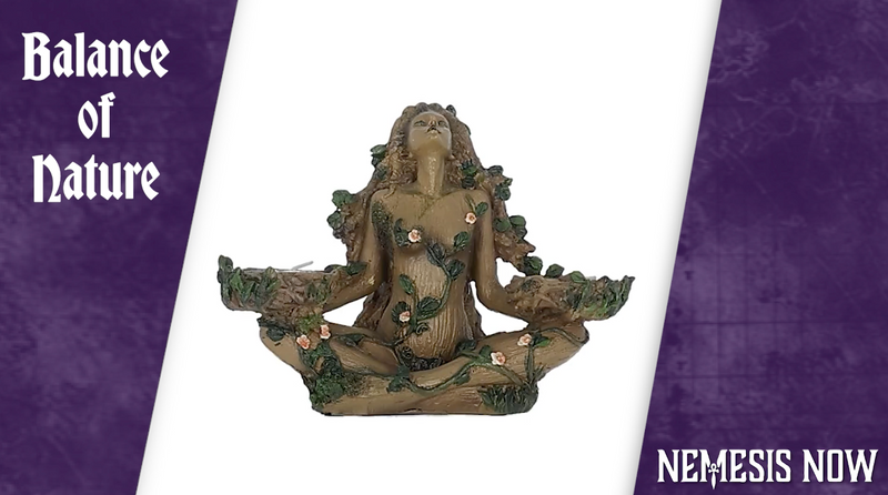 Balance of Nature Tree Spirit Double Tealight Holder 19cm, Brown