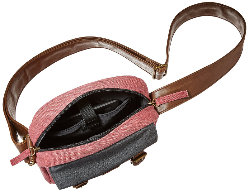 [Australia - AusPower] - shoulder travel bag for Kindle in maroon / grey 