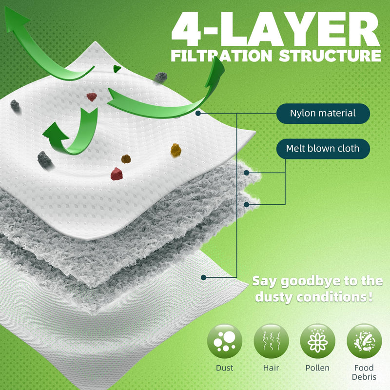 [Australia - AusPower] - 24 Pack Vacuum Bags Replacement for iRobot Roomba Vacuum Bags i7, i7+, i3, i3+, i1+, i4, i4+, i6, i6+,j6,j7,j7+,i8,i8+,s9,s9+,104 105 405 504 505 507 Clean Base Automatic Dirt Disposal Bags 24 