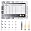 Steelflor 1020-piece micro screw assortment kit with M1-M2.5 stainless steel Phillips pan head screws, nuts and tools