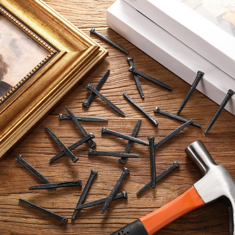 [Australia - AusPower] - 25 Pcs Antique Head Nails Decorative Antique Black Nail Railroad Spike Iron Nails for Hanging Handmade Project(2 Inch) 2 Inch 