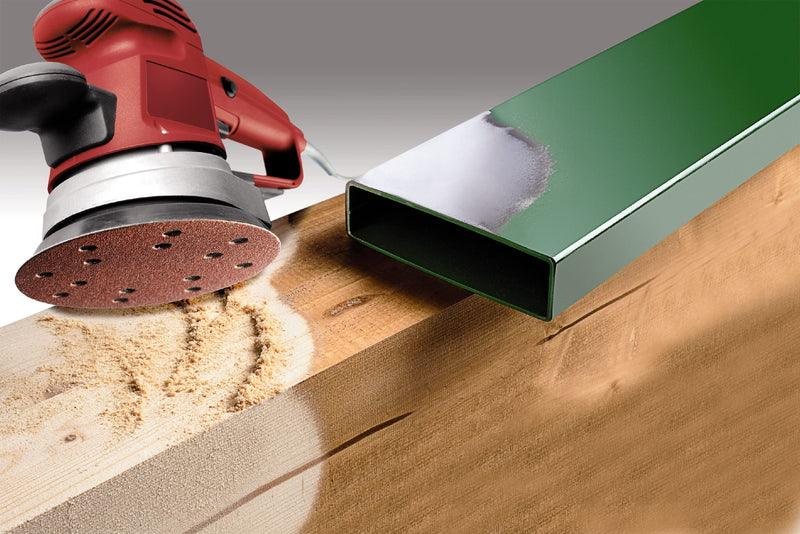 [Australia - AusPower] - KWB Quick Stick Wood and Metal Self Adhesive Sanding Discs 150 mm Diameter, Hole Punched, 4920 08 