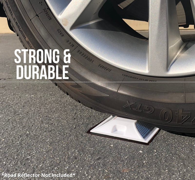 Adhesive Sticky Pads For Road Reflectors | Pack of 10 | 4 by 4 inch Butyl Pads | Sticks to Street, Pavement & Asphalt | Industrial Grade Glue for Reflector Markers (Reflective Studs Sold Separately)