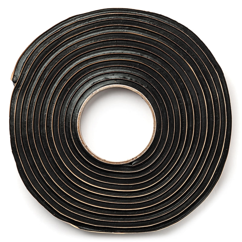 Second Skin Butyl Tape – 1 Roll (20ft x 1/2” x 1/4”) | Black Butyl Sealant Tape for RV, Auto, Marine, Headlight Repair, Window Glazing Tape | Weatherproof & Waterproof, Indoor & Outdoor, Made in USA 1 Butyl Tape