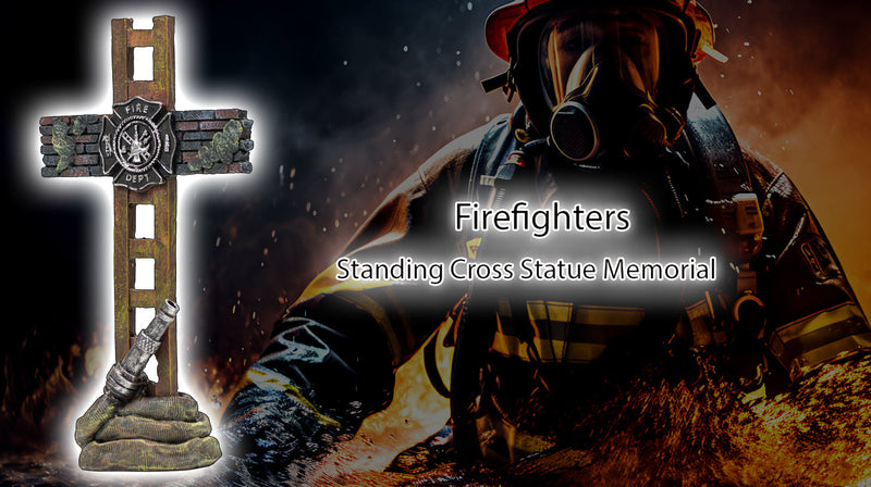 Firefighter Gift Statue, 10 Inch Home Decor Figurine