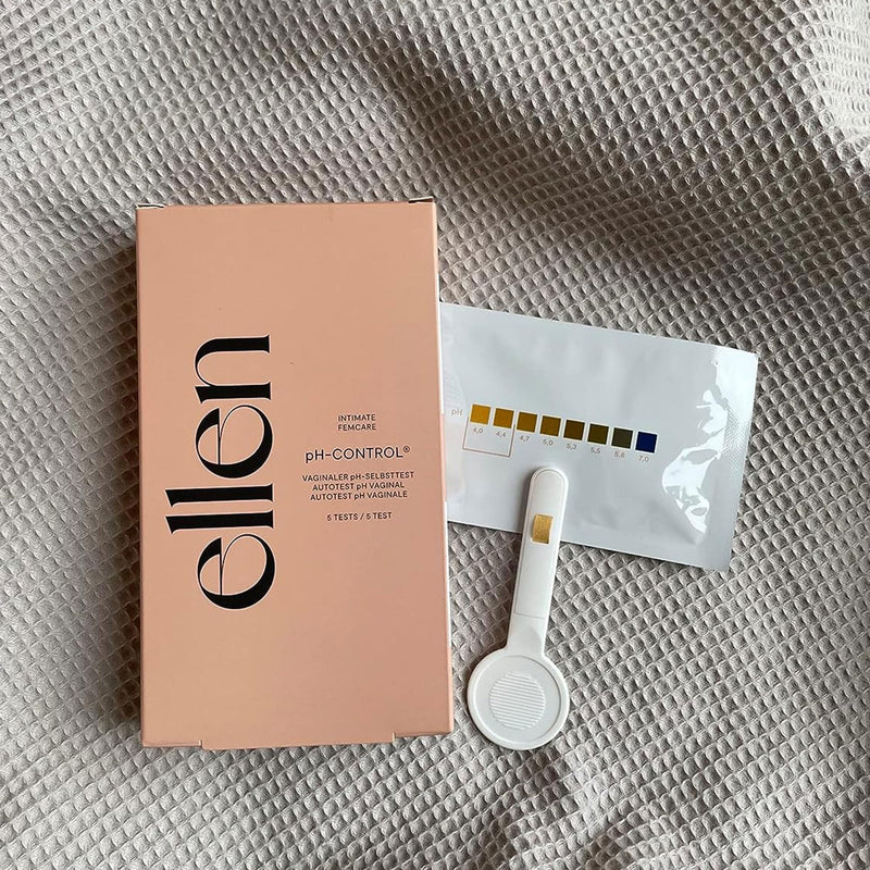 [Australia - AusPower] - ellen® pH Control - CE Marked Vaginal pH Test for Infection Detection - pH Test Strips Sheath Self Test with Applicator - Easy & Painless - Pack of 5 