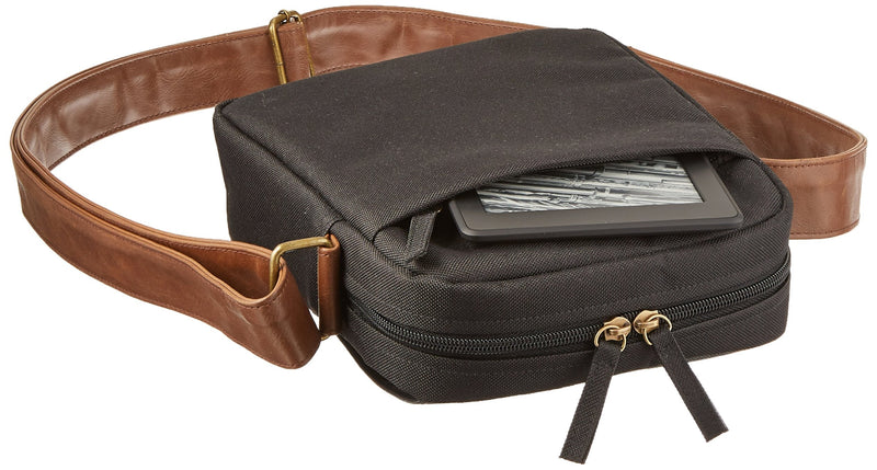 [Australia - AusPower] - shoulder travel bag for Kindle in black / grey 
