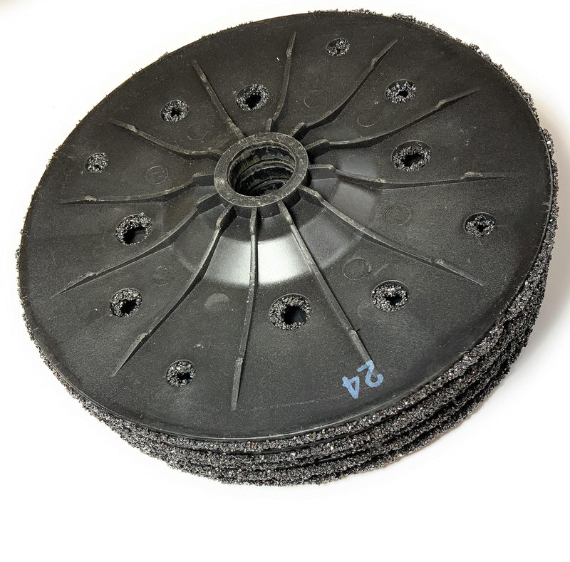 [Australia - AusPower] - SIGNI 5 Pack SiC Plastic Back Grinding Wheel for Granite/Marble/Concrete and Glasses (4.5 INCH, 24 GRIT) 4.5 INCH 