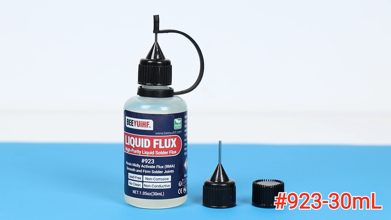 Liquid Flux Soldering, Rosin Soldering Flux, No Clean Liquid Soldering Tool, SMD Solder Flux (30 ml / 1 oz.) #923 1 Stück