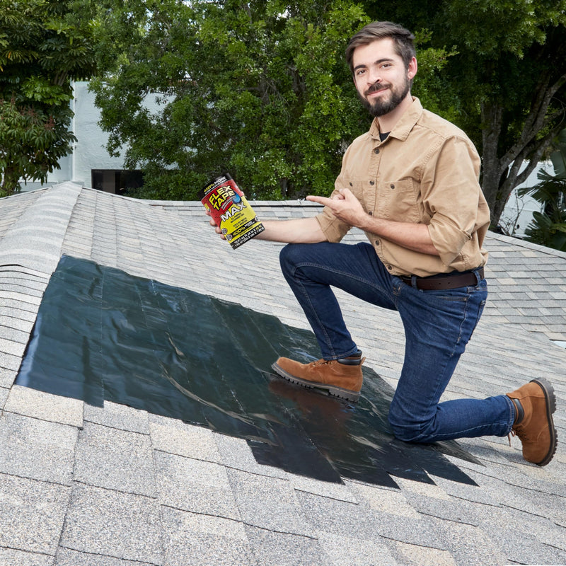 Flex Tape, Original Thick Flexible Rubberized Waterproof Tape - Seal and Patch Leaks, Works Underwater, Indoor Outdoor - Home RV Roof Plumbing and Pool Repairs, Black, 8 in x 5 ft, Pack of 1