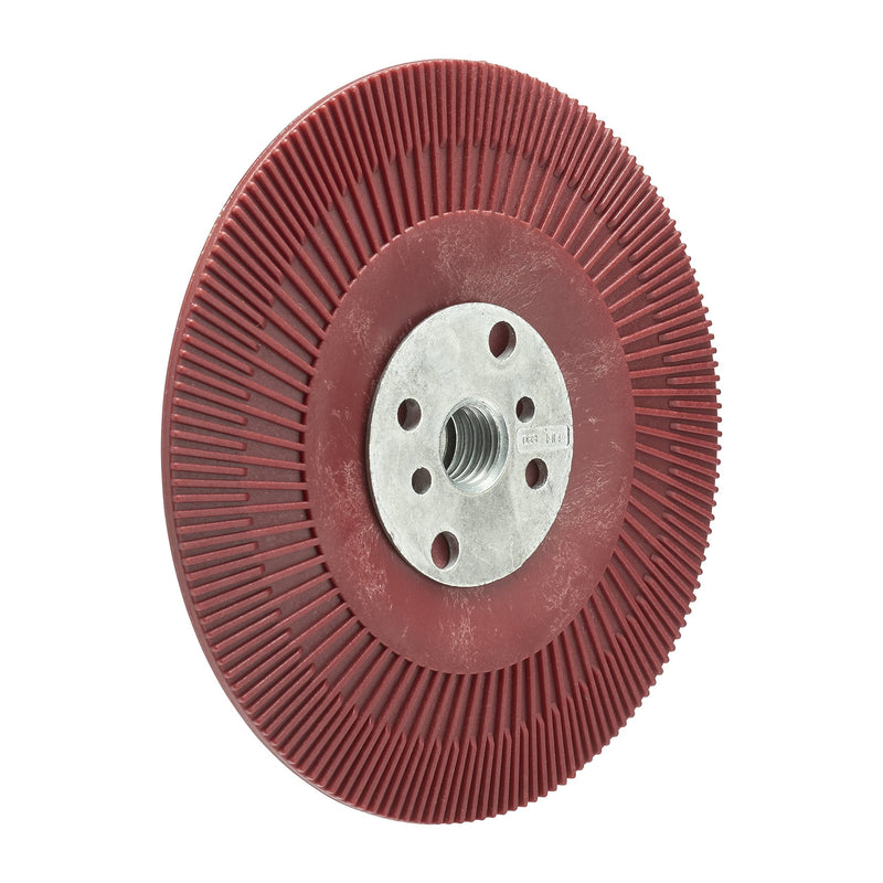3M Hochleistungsstützteller gerippt, rot, 125 mm, M14, sehr hart Ribbed