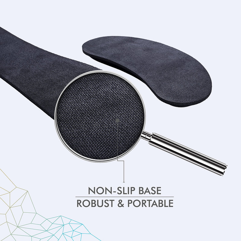 [Australia - AusPower] - Ergonomic Gel Keyboard Wrist Rest & Mousepad Rests for Computer, Silky Memory Foam for Typing, Laptop Keyboard and Mouse Desk Pads Support Hand and Arm, 2 Piece Pad for Office and Travel Black Combo 