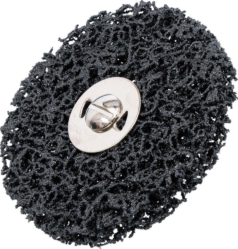 BGS 3978 Abrasive Grinding Wheel, Black/Silver, 100 x 16 mm | Black | Speed max. 11500 rpm | 6 mm drill holder | for rust removal and removal of paint