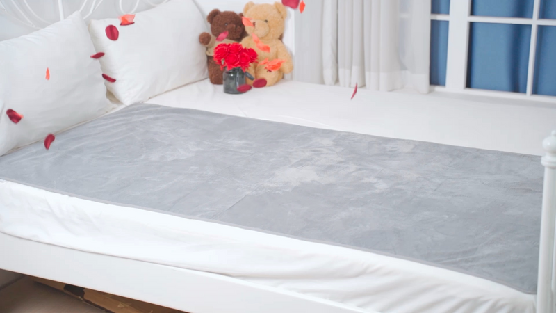 72 x 34 in Couple Waterproof Mat for Lover Adult, 1 Pcs, Black 72 x 34 in