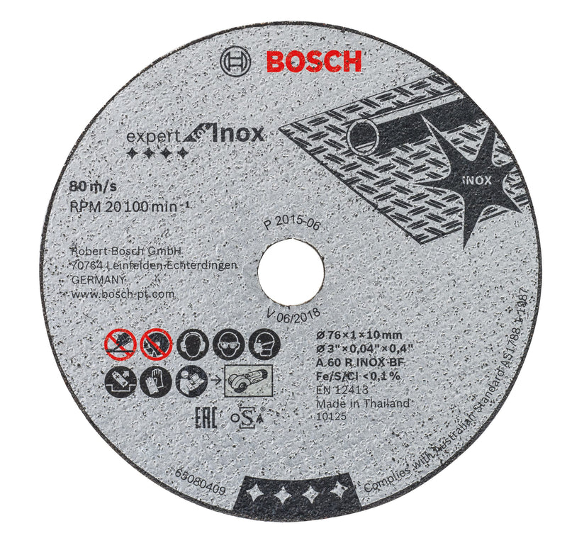 [Australia - AusPower] - Bosch Professional 9-teiliges 76mm-Disc Set in mini L-Boxx (für GWS-12V, Ø 76 mm, Zubehör Winkelschleifer) Set | Ø 76 mm Medium 10 