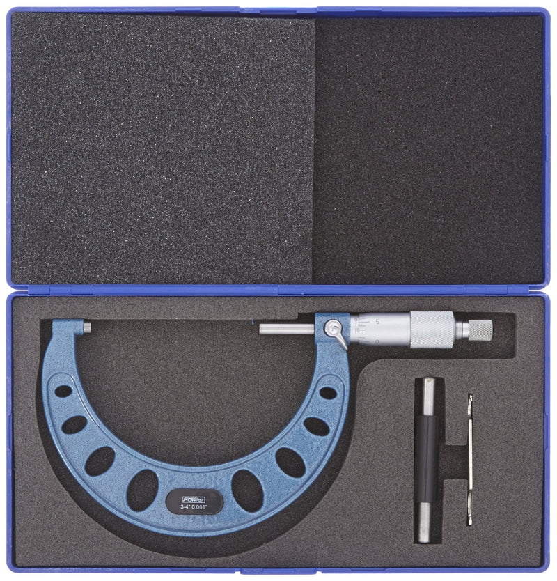 [Australia - AusPower] - Fowler 52-253-004-1, Premium Outside Inch Micrometer With 3-4" Measuring Range 3-4" 
