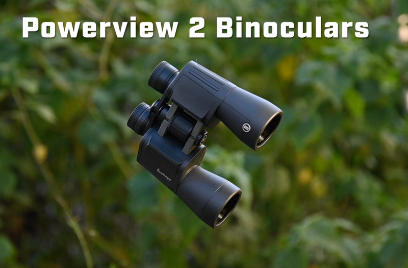 Bushnell PowerView 2 Binoculars, High-Definition Binoculars with Multi-Coated Lenses, Durable Aluminum Alloy Chassis, Wide Field of View, Ideal for Wildlife Observation, Hiking and Sporting Events 16x32