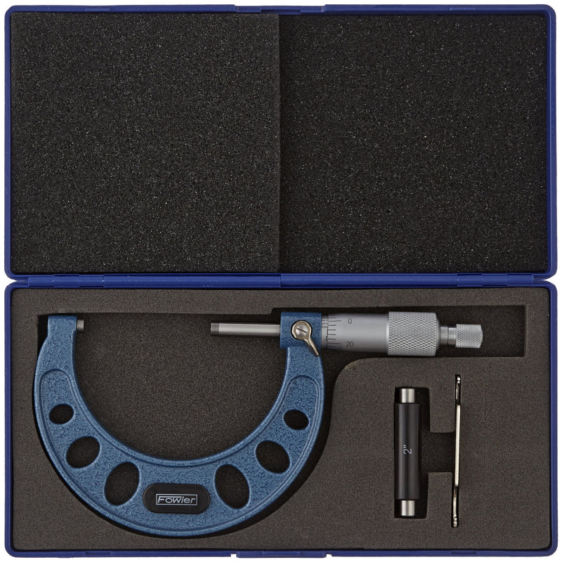 Fowler 52-240-003-1, Outside Inch Micrometer With 2-3" Measuring Range 2-3 inches Ratchet With Standard