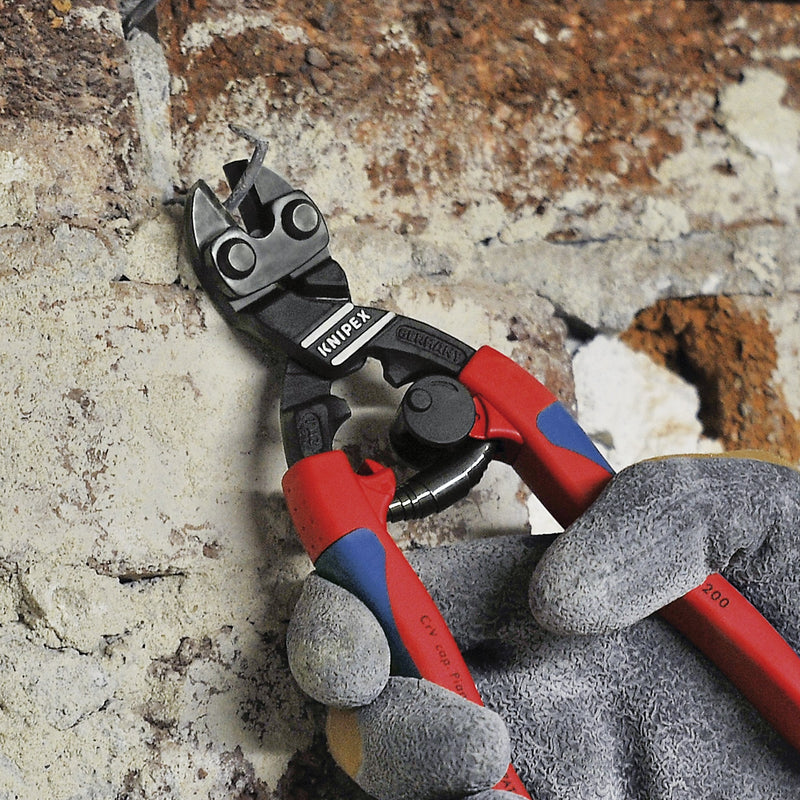 KNIPEX Tools 71 22 200 SBA Angled CoBolt Cutters, 8-Inch