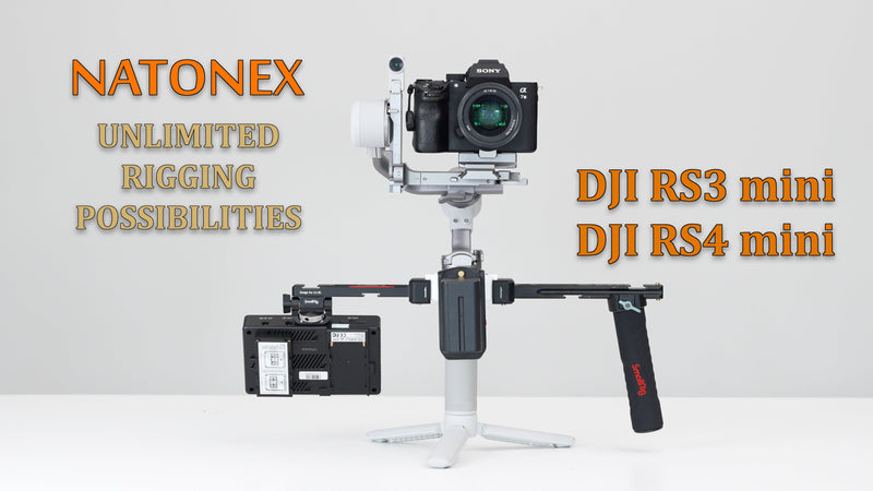 NATONEX NS3m NATO Connectivity Multiplier Accessory for DJI Ronin RS4 mini & RS3 mini Video Stabilizer Gimbals (Gold on Snow) GOLD on SNOW