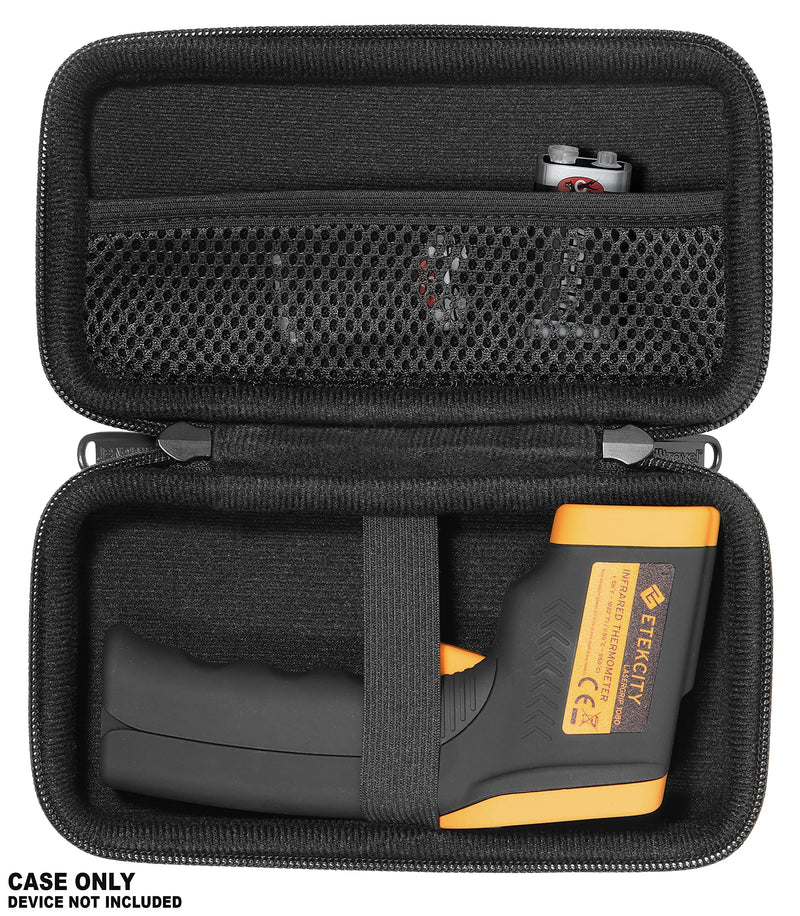 [Australia - AusPower] - Alltravel Thermometer Case Compatible with Etekcity Infrared Thermometer 774, 1080, Lasergrip 800, 1022D, 749, Compact Light Weight case with mesh Pocket for Backup Batteries 