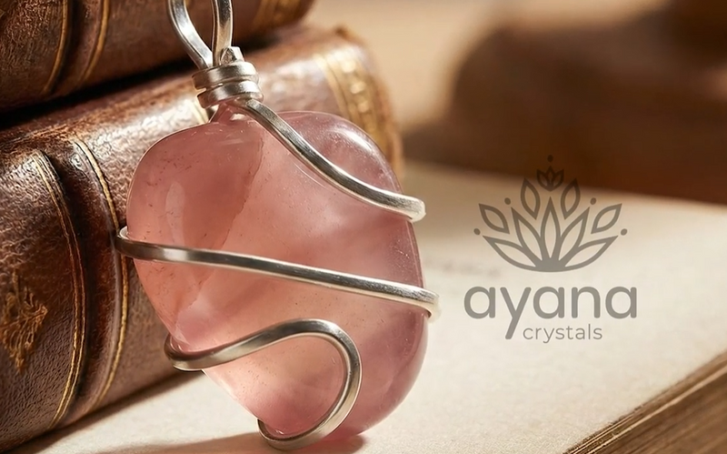 Ayana Crystals Fluorite Pendant Necklace – Natural Rainbow Fluorite Crystal for Clarity & Balance, Heart and Third Eye Chakra, Ethically Sourced, Ideal Pisces Birthstone Jewelry