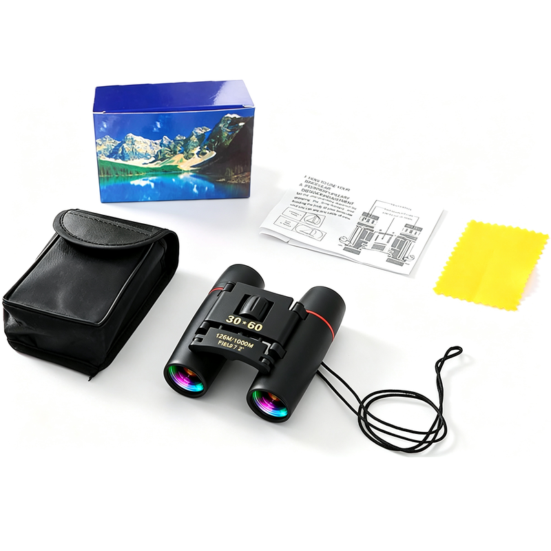 Yourelexit® Binoculars with Phone Adapter for Adults,Compact Small Pocket Mini Travel Binocular for Bird Watching Concert Theater Opera High Powered Electronics Cruise Ship Essentials Norwegian Alaska