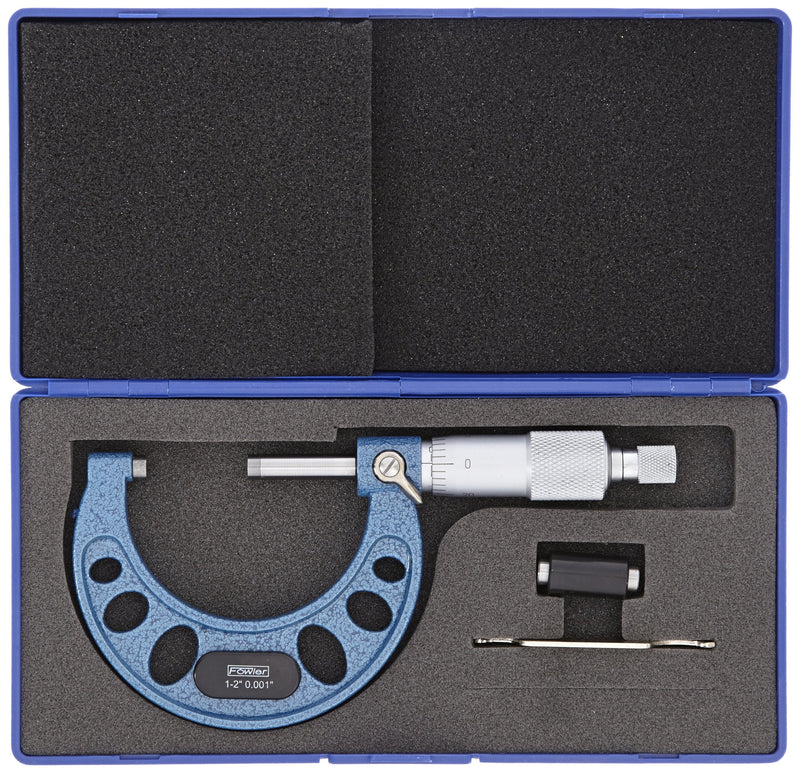 [Australia - AusPower] - Fowler 52-253-102-1, Premium Outside Inch Micrometer with 1-2" Measuring Range 