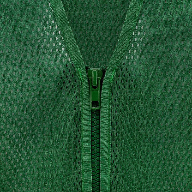 Radians SV22-1 Economy Type O Class 1 Safety Vest Size 2X-Large, Hunter Green Mesh with Contrasting Tape - 1 Each