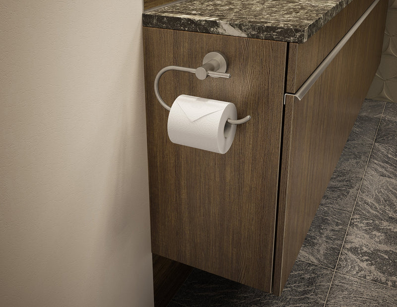 Symmons 353TP-STN Dia Wall-Mounted Toilet Paper Holder in Satin Nickel No Cover