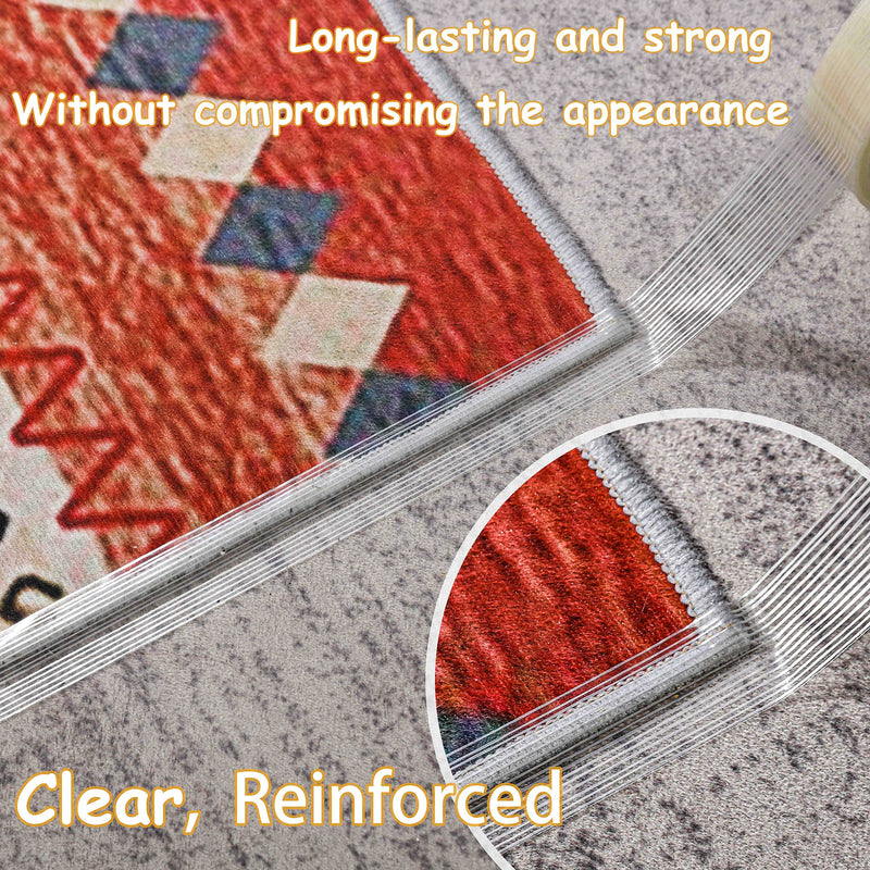 [Australia - AusPower] - Valley'sYuMiao 3 Pack, 1in×60yds,Mono Filament Strapping Tape, 180yds Total, Fiber Reinforced Packing, Heavy Duty Wearproof Tape, 5.5mils 1" × 60 YDS × 3 Rolls, 180Yards?540ft? 